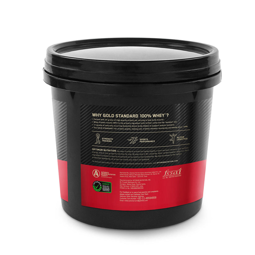 Gold Standard 100% Whey Protein Powder | Double Rich Chocolate | 4 kg