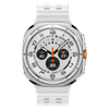 SAMSUNG Galaxy Watch Ultra Wi-Fi+4G SIM Wear OS Smartwatch (37.3mm Super AMOLED Display, 3nm Processor, Dual-Frequency GPS, White Strap)
