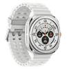 SAMSUNG Galaxy Watch Ultra Wi-Fi+4G SIM Wear OS Smartwatch (37.3mm Super AMOLED Display, 3nm Processor, Dual-Frequency GPS, White Strap)