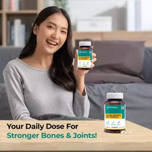 Pharmeasy Calcium Magnesium Vitamin D3 & Zinc - Bones & Dental Health - Bottle 60