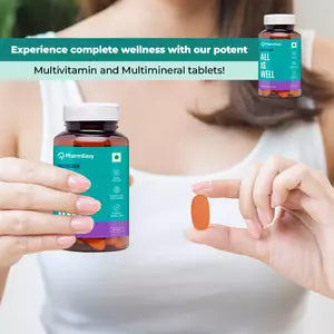 Pharmeasy Multivitamin Multimineral - Immunity Booster - Complete Nutrition - Bottle Of 60