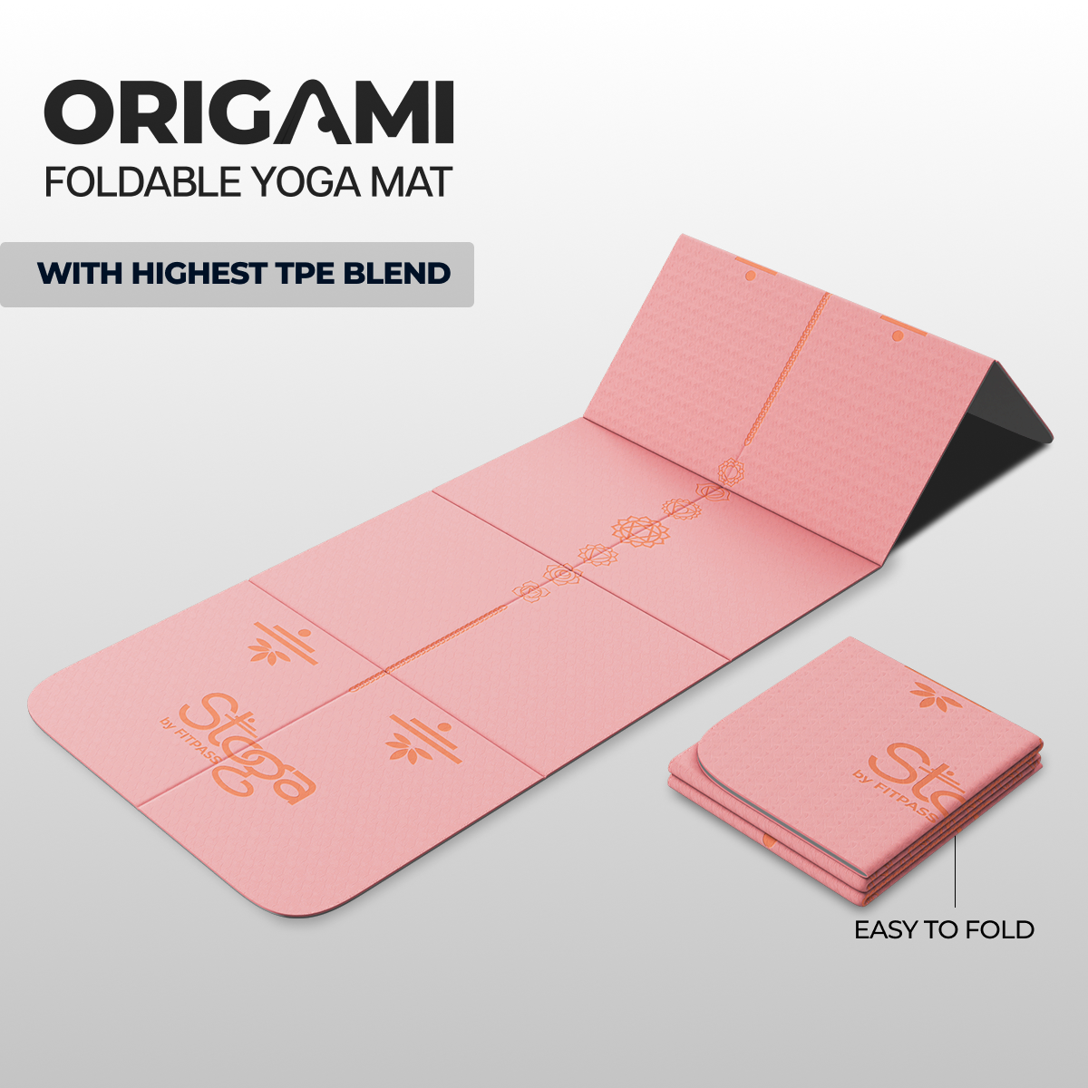 Origami Foldable Yoga Mat